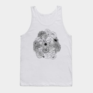 SEPTEMBER Birth Flower Bouquet Design Tank Top